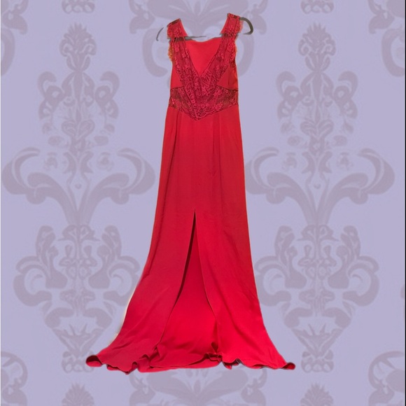 BCBG/MAXAZRIA SLIP DRESS IN TURKISH ROSE - Picture 2 of 7